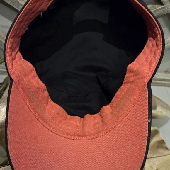 Biker Babe Energy 🏍️ Harley-Davidson Black Cadet Cap Lace Up Chain Detail - Picture 8 of 10